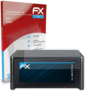 atFoliX FX-Clear Schutzfolie für NAD M10v2