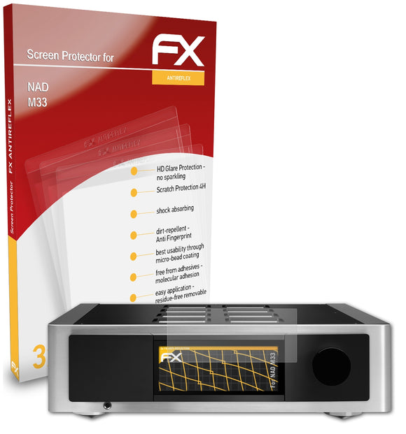 atFoliX FX-Antireflex Displayschutzfolie für NAD M33