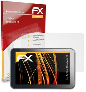 atFoliX FX-Antireflex Displayschutzfolie für NavGear StreetMate N6