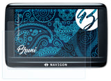Schutzfolie Bruni kompatibel mit Navigon 40 Premium, glasklare (2X)