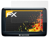 Panzerfolie atFoliX kompatibel mit Navigon 40 Premium, entspiegelnde und stoßdämpfende FX (3X)