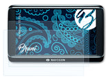 Schutzfolie Bruni kompatibel mit Navigon 70 Plus, glasklare (2X)