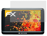Panzerfolie atFoliX kompatibel mit Navigon 70 Premium, entspiegelnde und stoßdämpfende FX (3X)