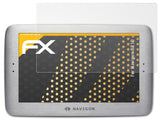 Panzerfolie atFoliX kompatibel mit Navigon 8310, entspiegelnde und stoßdämpfende FX (3X)