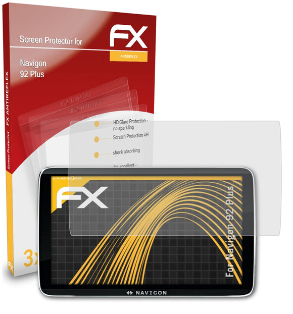 atFoliX FX-Antireflex Displayschutzfolie für Navigon 92 Plus