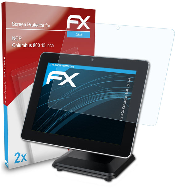 atFoliX FX-Clear Schutzfolie für NCR Columbus 800 (15 inch)