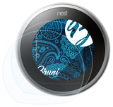 Schutzfolie Bruni kompatibel mit Nest Thermostat 3rd generation, glasklare (2X)