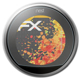 Panzerfolie atFoliX kompatibel mit Nest Thermostat 3rd generation, entspiegelnde und stoßdämpfende FX (2X)