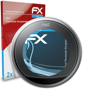 atFoliX FX-Clear Schutzfolie für Nest Thermostat (3rd generation)