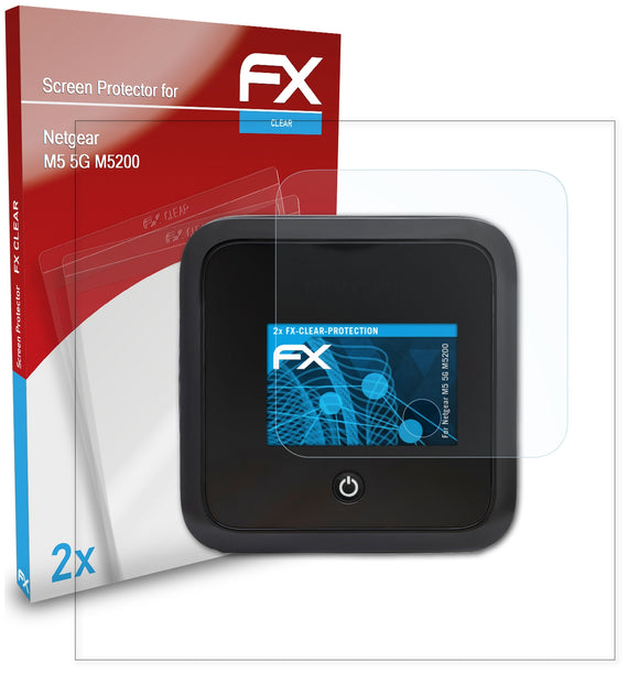 atFoliX FX-Clear Schutzfolie für Netgear M5 5G (M5200)