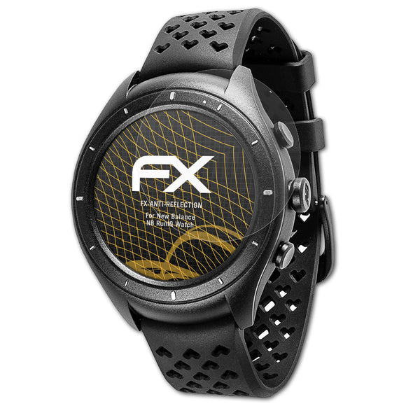 atFoliX FX-Antireflex Displayschutzfolie für New Balance NB RunIQ Watch