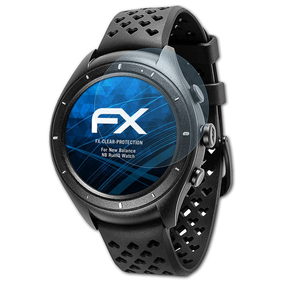atFoliX FX-Clear Schutzfolie für New Balance NB RunIQ Watch