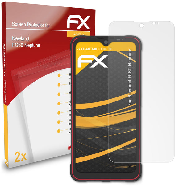 atFoliX FX-Antireflex Displayschutzfolie für Newland FG60 Neptune