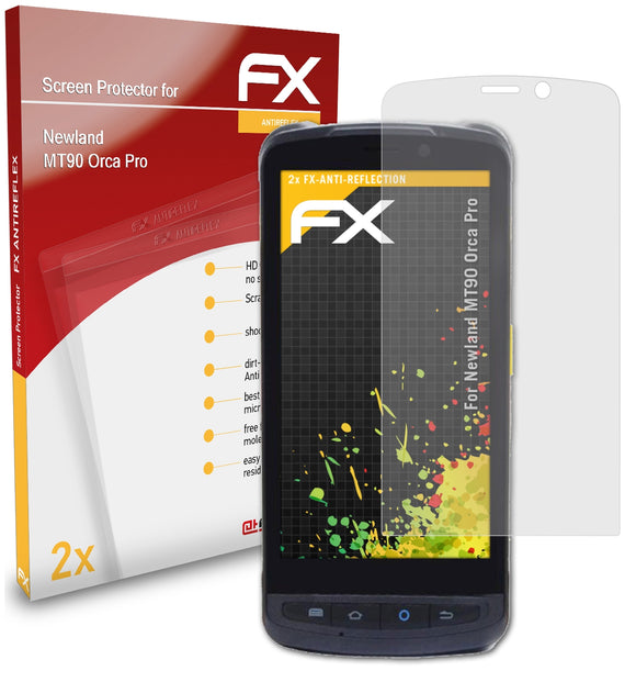 atFoliX FX-Antireflex Displayschutzfolie für Newland MT90 Orca Pro