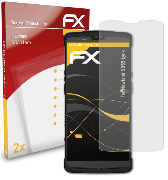 atFoliX FX-Antireflex Displayschutzfolie für Newland SD55 Lynx