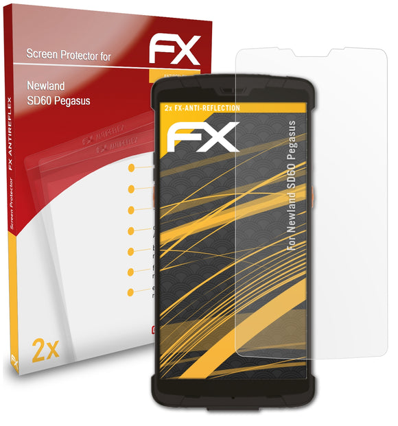 atFoliX FX-Antireflex Displayschutzfolie für Newland SD60 Pegasus