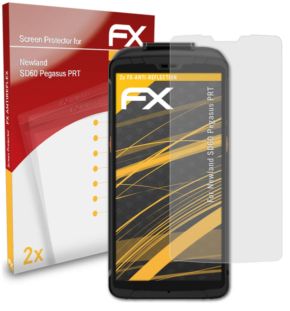 atFoliX FX-Antireflex Displayschutzfolie für Newland SD60 Pegasus PRT
