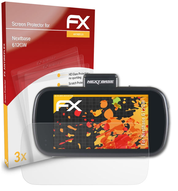 atFoliX FX-Antireflex Displayschutzfolie für Nextbase 612GW