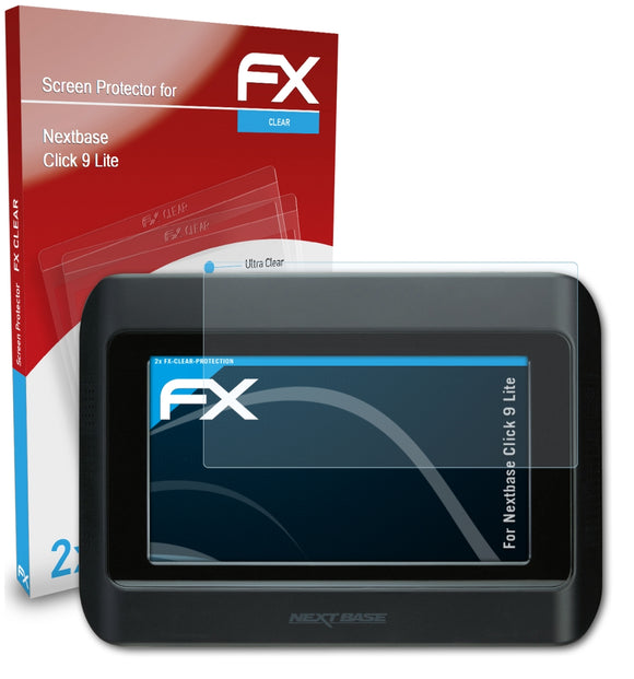 atFoliX FX-Clear Schutzfolie für Nextbase Click 9 Lite