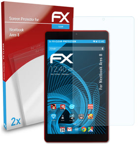 atFoliX FX-Clear Schutzfolie für Nextbook Ares 8