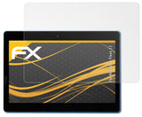 atFoliX Panzerfolie kompatibel mit Nextbook Flexx 11, entspiegelnde und stoßdämpfende FX Schutzfolie (2X)