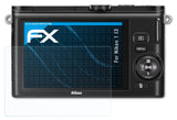 Schutzfolie atFoliX kompatibel mit Nikon 1 J3, ultraklare FX (3X)