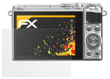 Panzerfolie atFoliX kompatibel mit Nikon 1 J5, entspiegelnde und stoßdämpfende FX (3X)