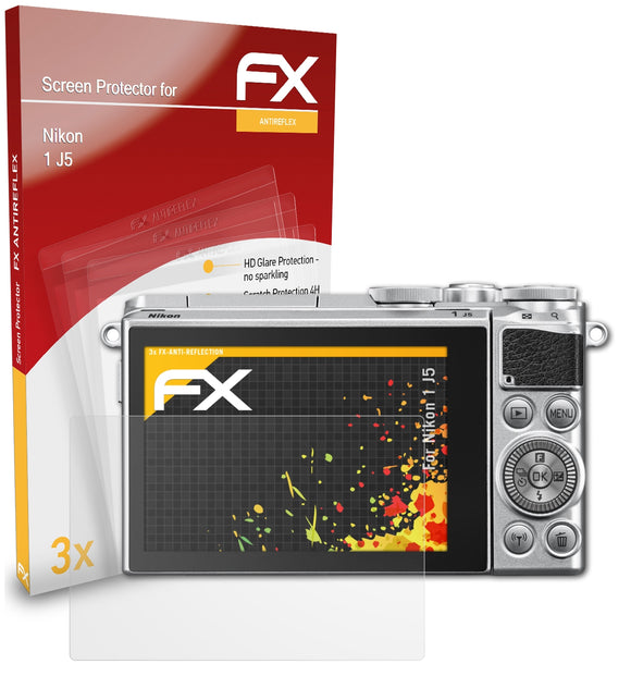 atFoliX FX-Antireflex Displayschutzfolie für Nikon 1 J5
