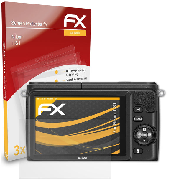 atFoliX FX-Antireflex Displayschutzfolie für Nikon 1 S1