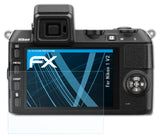 Schutzfolie atFoliX kompatibel mit Nikon 1 V2, ultraklare FX (3X)
