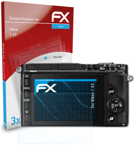 atFoliX FX-Clear Schutzfolie für Nikon 1 V3