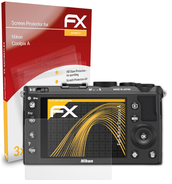 atFoliX FX-Antireflex Displayschutzfolie für Nikon Coolpix A