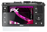 Glasfolie atFoliX kompatibel mit Nikon Coolpix A, 9H Hybrid-Glass FX