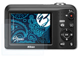 Schutzfolie Bruni kompatibel mit Nikon Coolpix A10, glasklare (2X)