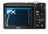 Schutzfolie atFoliX kompatibel mit Nikon Coolpix A100, ultraklare FX (3X)