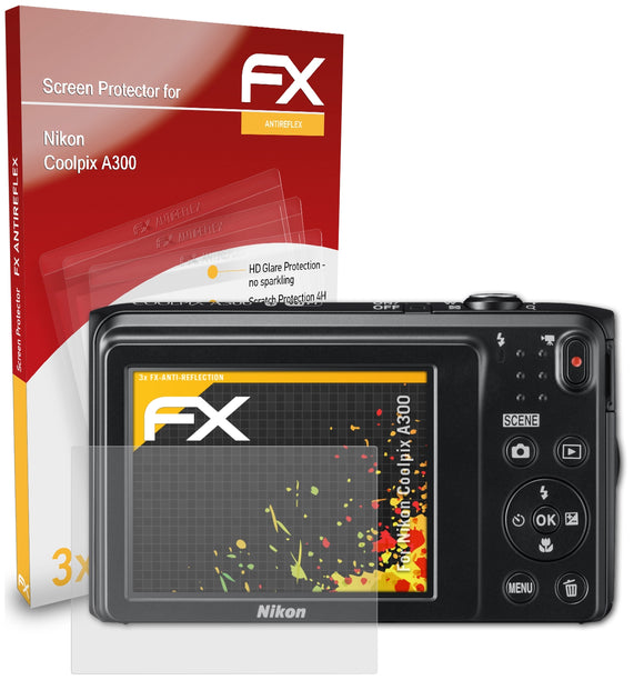 atFoliX FX-Antireflex Displayschutzfolie für Nikon Coolpix A300