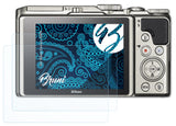 Schutzfolie Bruni kompatibel mit Nikon Coolpix A900, glasklare (2X)