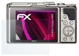 Glasfolie atFoliX kompatibel mit Nikon Coolpix A900, 9H Hybrid-Glass FX
