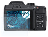 Schutzfolie Bruni kompatibel mit Nikon Coolpix B500, glasklare (2X)