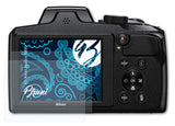 Schutzfolie Bruni kompatibel mit Nikon Coolpix B600, glasklare (2X)