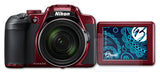 Schutzfolie Bruni kompatibel mit Nikon Coolpix B700, glasklare (2X)