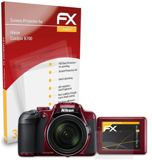 atFoliX FX-Antireflex Displayschutzfolie für Nikon Coolpix B700