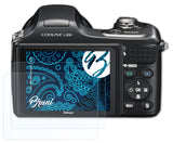 Schutzfolie Bruni kompatibel mit Nikon Coolpix L100, glasklare (2X)