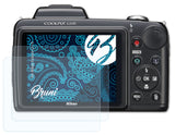 Bruni Schutzfolie kompatibel mit Nikon Coolpix L110, glasklare Folie (2X)