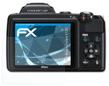 Schutzfolie atFoliX kompatibel mit Nikon Coolpix L120, ultraklare FX (3X)