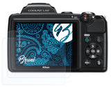 Schutzfolie Bruni kompatibel mit Nikon Coolpix L310, glasklare (2X)