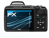 Schutzfolie atFoliX kompatibel mit Nikon Coolpix L330, ultraklare FX (3X)