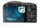 Schutzfolie Bruni kompatibel mit Nikon Coolpix L620, glasklare (2X)