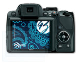 Schutzfolie Bruni kompatibel mit Nikon Coolpix P100, glasklare (2X)