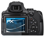 Schutzfolie atFoliX kompatibel mit Nikon Coolpix P1000, ultraklare FX (3X)